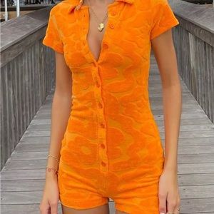 Orange romper